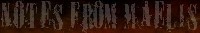 Logo Notes From Maelis