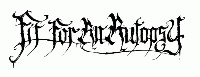 Logo Fit For An Autopsy