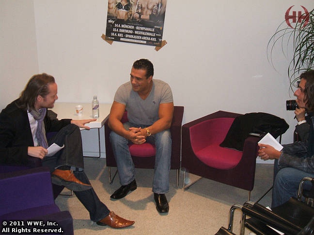 Alberto Del Rio beim Interview