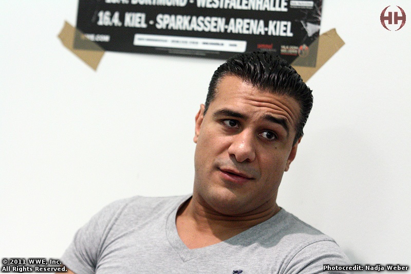 Alberto Del Rio beim Interview